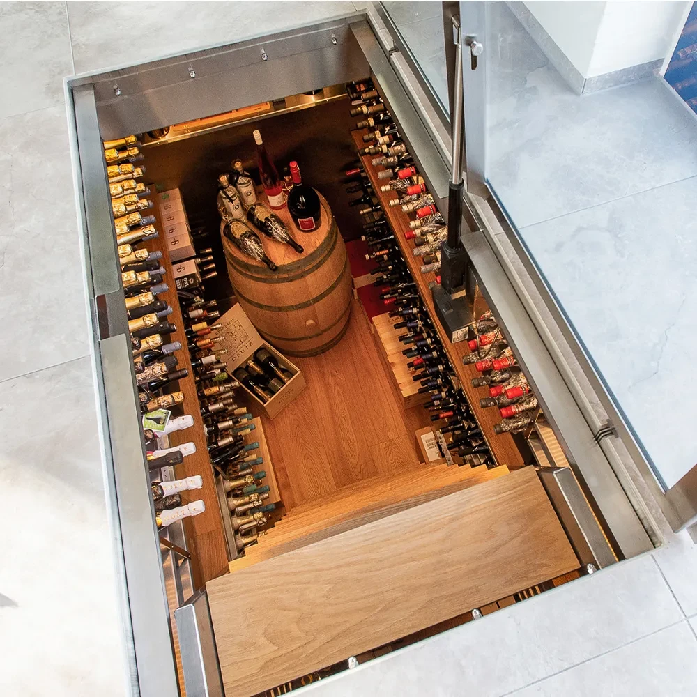 cantina vino interrata a pavimento cantinetta vino interrata